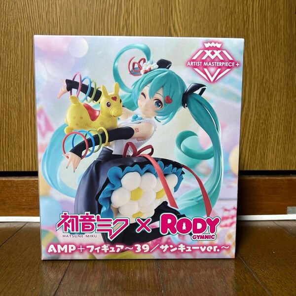 初音ミク フィギュア　初音ミク×RODY　AMP＋フィギュア〜39／サンキューver.〜