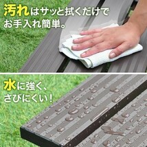 アルミステップ 段差ステップ 2段 踏み台 アルミステップ台 昇降 階段 脚立 フラワースタンド 軽量 ガーデニング 持ち運び 台 花台 子供 庭_画像4