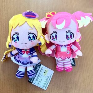 わんだふるぷりきゅあ　コロっとまんまる プリフェイスぬいぐるみ ぬいぐるみ　キュアワンダフル　キュアブレンディ　2点セット