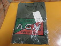 未使用 AGV Tシャツ Mサイズ ARMY色　1896754_画像1