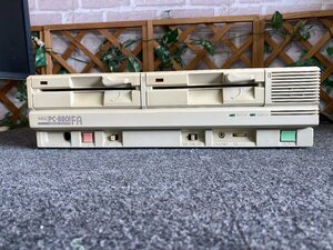 【送140サイズ】NEC　PC-8801FA　通電OK/ROM起動OK/FDD起動未チェック/内・外サビ有