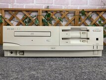 【送140サイズ】NEC　PC-9821Cx modelS3　i486SX-33MHz/MEM31.6MB/FDDx2 HDD欠FDDより起動OK/CD-ROM OK/FM音源OK_画像2