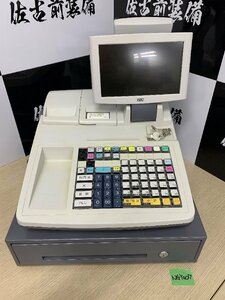 【送140サイズ】東芝テック　MA-2055 電子レジスター　初期化済み/ボタン抜けあり現状渡し 鍵(S/MA/OP/ドロア)各2本/マニュアル付属