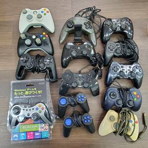 0307-204* Junk controller various summarize XBOX X box Microsoft ELECOM unopened goods have operation not yet verification * simple packing 