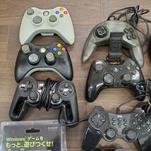 0307-204□ジャンク コントローラ 色々 まとめ XBOX エックスボックス マイクロソフト ELECOM 未開封品有 動作未確認 ※簡易梱包_画像2