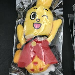 SE0314-14◆食品 キャラクター ストラップ 人形 3点 ハッピーターン ターン王子 おかめ納豆 コンポタの画像2