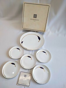 GIVENCHY ミニパーティーセット BO-110 ジバンシー プレート 小皿 大皿 ジバンシィ 洋食器 パーティーセット ブランド食器(031411)