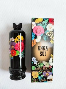 ANNA SUI губная помада F F201 не использовался Anna Sui помада cosme LIPSTICK коллекция "губа" rouge косметика макияж (032117)