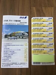 全日空(ANA)株主優待券7枚&冊子のセット