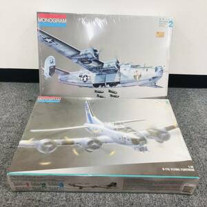 C262-Z1-1211 MONOGRAM モノグラム プラモデル 2点セット 1：48 SCALE B24J LIBERATOR リベレーター B-17G フライングフォートレス 箱付②