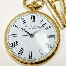 D015-I57-907 ★ CITIZEN シチズン Pocket Watch 21石 ポケットウォッチ 懐中時計 ゴールドカラー アンティーク 手巻き式 昭和レトロ ①_画像2