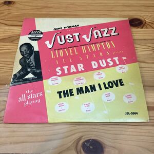 JUST JAZZ GENE NORMAN LIONEL HAMPTON ALL STARS playing THE MAN I LOVE DECCA JDL-3004