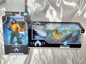 即決 Aquaman マクファーレントイズ DCマルチバース 映画 アクアマン/失われた王国 アクアマン&ストーム フィギュア セット