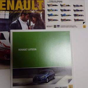 <送料込 匿名取引> ルノー ルーテシア カタログ いろいろおまけ付