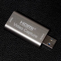 送料無料！【動作確認済】HDMI-USB3.0 ビデオキャプチャー　ディスプレイ録画　動画マニュアル制作に　追跡可能ネコポス/ゆうパケット発送_画像2