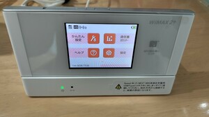 WiMAX2+ w05 UQ版 WiMAX WiFiルーター 楽天UNLIMIT設定　クレードル付　