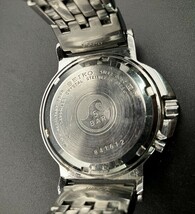 ②SEIKO　セイコー　キネティック　5M42-0G50　ブルー文字盤　AT　デイト　SS　稼働品　日時調整可_画像10