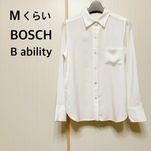 BOSCH B ability シルク シャツ ブラウス