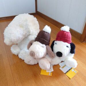 ●SNOOPY●スヌーピー●ぬいぐるみ●3個セット●