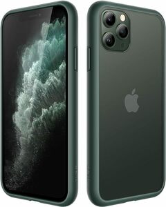 spigen マットケース iPhone 11 Pro ケース ミッドナイトグリーン