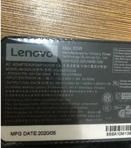 新品 Lenovo ThinkPad E480 E485 E580 E585 E490 E490s E590 Laptop Type-C 電源 ACアダプター 充電器 20V 3.25A 65W ACコード付属_画像5