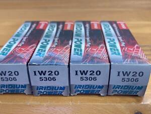 [ не использовался ] DENSO * DENSO IRIDIUM POWER Iridium энергия штекер IW20 5306 4 шт. комплект стоимость доставки 185 иен 