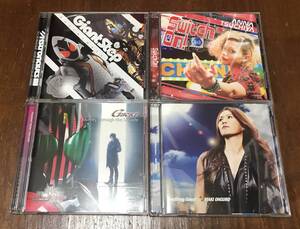 USED・美品★仮面ライダーディケイド・オーズ・フォーゼの主題歌CD4枚セット★送料188円