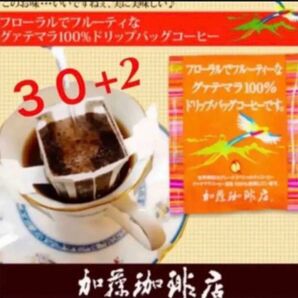 加藤珈琲店☆ドリップバッグ　人気♪グァテマラ　30袋