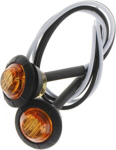 [マローサム] バイク 人目を 惹き付ける ハンドル グリップ バー エンド ウインカー 防水 LED 発光 12V 2個セット