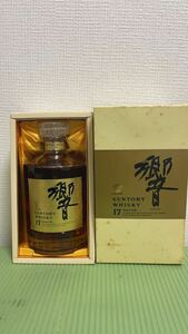 SUNTORY WHISKY HIBIKI Suntory whisky .17 year box attaching 