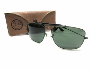 美品 B&L RayBan BLACK EXPLORER ボシュロム レイバン ブラック エクスプローラ/ブローバー付き/G-15/サングラス/USA/アメリカ/米国