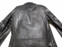 未使用に近い 上野商会 別注 Schott N.Y.C TRUCK JACKET 103US ショット トラッカージャケット/ライダース /36/ブラック/USA/アメリカ/米_画像6