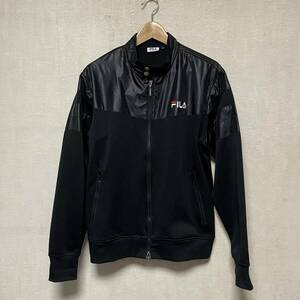 FILA フィラ GOLF ゴルフウエア スウィングトップ ジャージ ジャケット M 黒