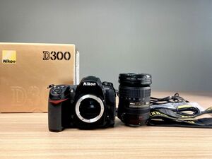 1円スタート★シャッター回数10回 箱付き　極美品　NIKON　ニコン　D300　デジタル　一眼レフ　カメラ　レンズセット　動作品★