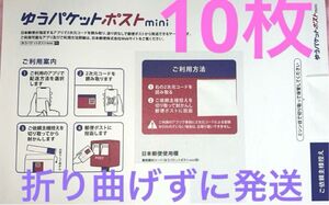 新品　ゆうパケットポストmini 専用　封筒 10枚