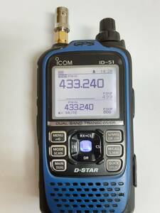 ICOM　ID-51　GPS搭載　デジタル・アナログ　144/430MHz　5W　D-STAR