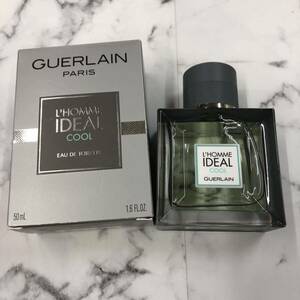 ★ GUERLAIN ゲラン 香水 L‘HOMME iDEAL COOL オードトワレ　50ml ロム　イデアル　クール　残量たっぷり