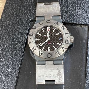 ★BVLGARI ブルガリ TI32TA 腕時計 クォーツ ディアゴノ チタニウム の画像8