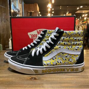 VANS SK8-HI MOONEYES バンズ ムーンアイズ ハイカット スニーカー VN0A5JMJY23 size 28.5cm 美中古品