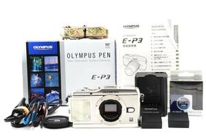 ■ 美品 ■ オリンパス　OLYMPUS E-P3 ボディ ≪純正プレミアムグリップ付≫ #MA10KN68DB