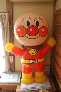  Anpanman * empty bi* vinyl doll * air entering * air vinyl (USED) with defect 