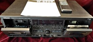 A&P●TEAC：W890R：Wカセット；Wリバ－ス/W-REC：カセット：リモコン：取説付：動作OK：（現状渡）