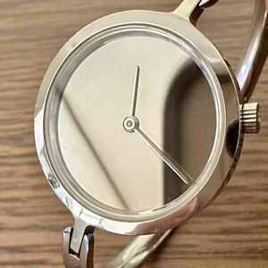 [1 jpy ~]Georg Jensen George Jensen wristwatch 337 Vivienne na quartz silver lady's operation not yet verification 