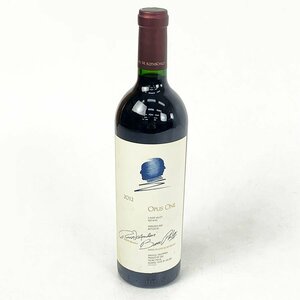 未開栓 古酒 OPUS ONE オーパスワン 2012 赤 赤ワイン 750ml 14.5％ [U12310]