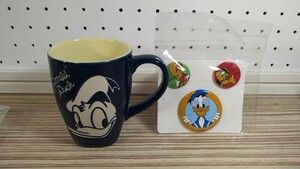 マグカップ ドナルドダック ディズニー Disney 缶バッジ