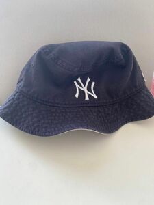 ニューエラ バケハ 帽子 ネイビー ニューヨークヤンキース