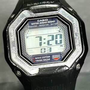 CASIO カシオ G-SHOCK ジーショック The G GW-056J-1 腕時計 タフソーラー 電波時計 デジタル カレンダー ステンレススチール 動作確認済み