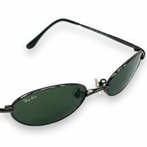 美品 Ray-Ban レイバン サングラス 眼鏡 アイウェア ファッション ブランド ケース付き マイファースト RB3150 グリーン オーバル_画像8