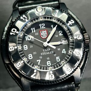 LUMINOX ルミノックス ロッキードマーティンコレクション F-117 ナイトホーク 3400シリーズ 腕時計 クオ―ツ アナログ 3針 回転ベゼル