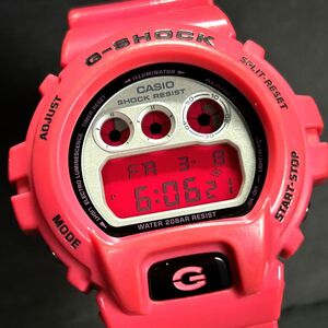 廃盤 CASIO カシオ G-SHOCK ジーショック DW-6900CS 山下智久着用モデル 腕時計 クオーツ デジタル 多機能 クレイジーピンク 動作確認済み